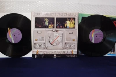 Bob Marley, Babylon By Bus, 1983 Reissue Island 90029-1-I, 2LPs Die Cut Reggae - Image 1 of 4