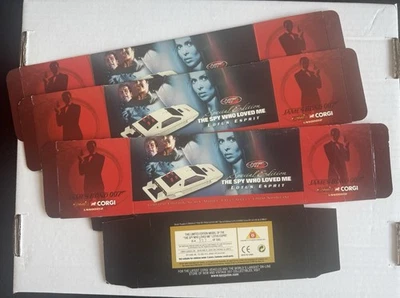 James Bond 007 Set Of 3x Spyguise Lotus Esprit Underwater Ltd Ed Boxes - Image 1 of 4