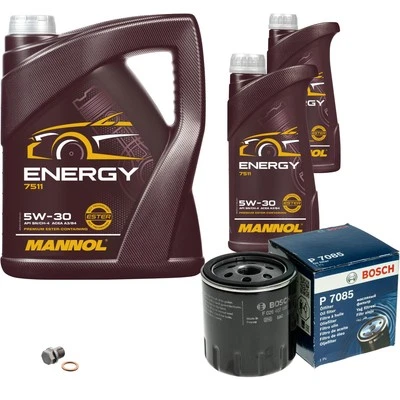 BOSCH Ölfilter 7 L MANNOL 5W-30 Energy für Mazda 5 2.0 MX-5 III 6 Kombi - Bild 1 von 4