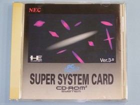 Case And Manual Only Nec Pc Engine Super System Card Ver.3.0 Software Missing Ja
