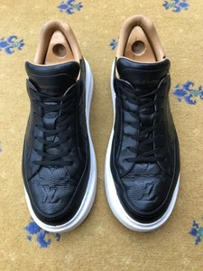 Louis Vuitton Trainers Sneaker Shoes Beverly Hills Monogram Mens UK 9 US 10 - Picture 1 of 13