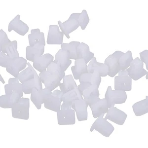 50x Remache Retenedor Guardabarros Cuadrado Plástico Blanco Ajuste para Agujero de 8x8,5 mm - Imagen 1 de 2