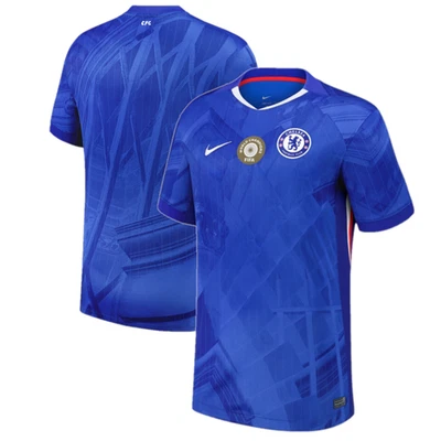 Chelsea Men's Football Shirt Nike Home World Champions Top - New - Image 1 of 3