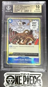 BGS 10 One Piece OP04-056 R* Gum-Gum Red Roc Alt Art - English - PRB01 - Graded - Bild 1 von 2