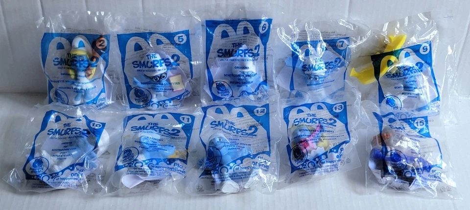 McDonald's The Smurfs 2 Movie Happy Meal Toys 2013 - You Pick - Image 1 of 1