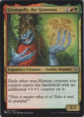 MTG Normal Grumgully, the Generous U The List Reprints 192/269 NM - Image 1 of 2
