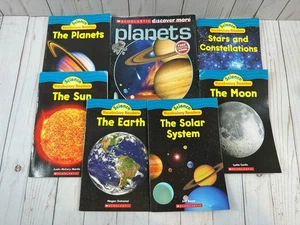 7 Science Vocabulary Readers Books Scholastic Planet, Earth, Sun, Solar System - Foto 1 di 24