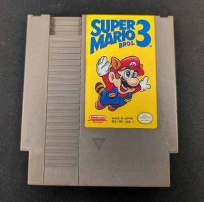 Super Mario Bros 3 (NES, 1990) Game Only | Tested | Authentic - Image 1 of 4