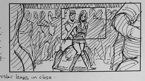 USHER Rhythm of the City Musikvideo Original Storyboard Dan Fraga 2004 - Bild 1 von 2