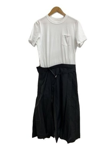 sacai Abito a maniche corte 2 Cotone BLK 24 07328