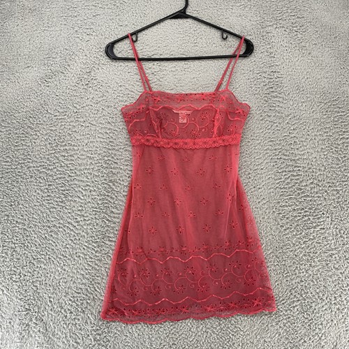 UNDERCOVER Abito babydoll Victoria's Secret donna XS trasparente ricamato civetta fata