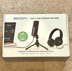 Zoom Zum-2 USB Podcast Mic Pack - Picture 1 of 4