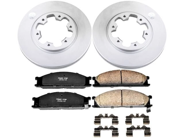 Front Brake Pad and Rotor Kit For 1987-1995 Nissan Pathfinder 1988 1989 QT863DK Foto 1 de 1