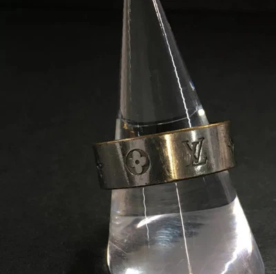 Auténtico anillo Louis Vuitton LV Instinct tono plata ISO talla: 61 o L Foto 1 de 4