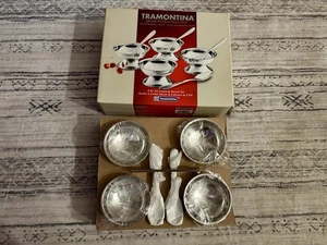 Juego de Helados y Postres Tramontina 8 Piezas Acero Inoxidable Nuevo en Caja - Imagen 1 de 3