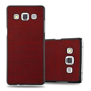 Hülle für Samsung Galaxy A5 2015 Hard Case Schutz Handyhülle Holz - Bild 1 von 22