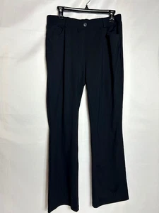BALEAF Women's sz LP Black Mock Fly Pull On Stretchy Fabric Pant Yoga Workwear - Picture 1 of 3