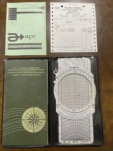 APR E6-B 2 Flight Computer System Aero Products Research w/ Manual & Paperwork - Picture 1 of 9