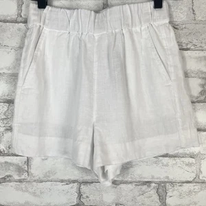 J.CREW NWT Women's Tropez Lightweight Utility White Linen Short XXS CA384 - Picture 1 of 4