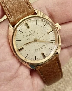 ✅ Vintage Omega Seamaster Cosmic Crosshair 135.016 Rose Gold 1960s Watch ✅ - Picture 1 of 15