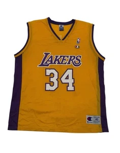 Vintage Los Angeles Lakers Shaquille O'Neal Shaq Champion Trikot Gr. 40 Medium - Bild 1 von 9