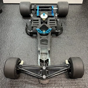 Vintage Tamiya F103 Carbon Fiber Chassis W/Options Formula 1 F1 F 103 RC - Picture 1 of 20