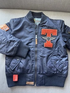 Top Gun Tom Cat Bomber Flight Patch | Blue Jacket Pilot nylon | Boy Youth Size 6 - Picture 1 of 18
