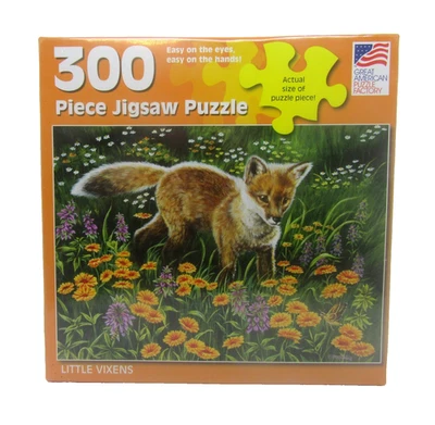 Rompecabezas Little Vixens Fox Jane Manday 300 piezas envuelto en encogimiento Foto 1 de 2