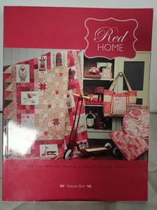 Red Home Stitchery Pattern Book By Natalie Bird Of The Birdhouse 10 Projects PB  - Bild 1 von 24