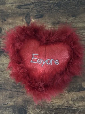 🌟RARE VINTAGE DISNEY STORE EEYORE VALENTINE HEART PLUSH SET – MINT WITH TAGS!🌟 - Image 1 of 4