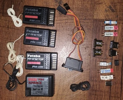 Receptores FM y cristales extras FUTABA 72 Mhz Foto 1 de 4