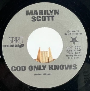 MARILYN SCOTT 45 RPM GOD ONLY KNOWS / LAY BACK DADDY—EX - Foto 1 di 6