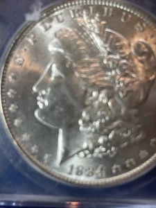 1884-O Morgan Silver Dollar ICG MS64 - Picture 1 of 4