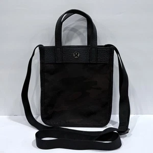 Lululemon Now And Always Tote Micro Crossbody Bag Camo Black Crossbody Mini - Picture 1 of 14