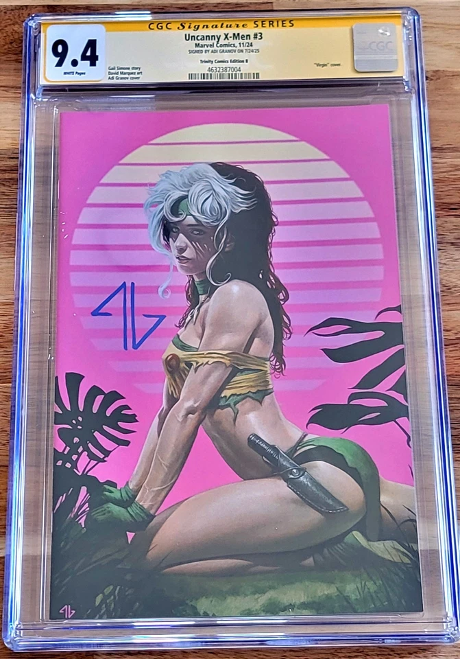 Uncanny X-men 3 Trinity Comics Rogue Edición Años 80 Adi Granov FIRMADO CGC 9.8 NYCC Foto 1 de 4