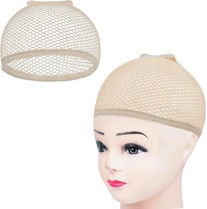 Rete per Capelli, 2 Pezzi Cappellino Parrucca a Rete Fatto a Mano per Donna e Uomo, Cappellino Parrucca a Rete Riutilizzabile - Foto 1 di 12