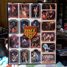 KISS ARMY FRAMED AUCOIN CARDS © 1978 KISS CARDS (18) CARDS IN ALL RARE