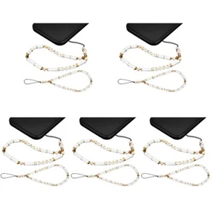 2 szt. Akcesoria Koraliki Moda Telefon Charm Smycz Paski Telefon Charm Smycze - Zdjęcie 1 z 12