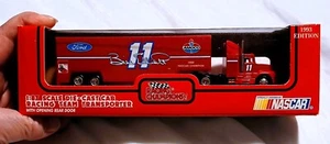1993 Racing Champions semi Transporter Die-Cast Cab 1:87 Bill Elliot #11 Amoco - Picture 1 of 6