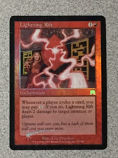 MTG MAGIC THE GATHERING LIGHTNING RIFT 1X (FOIL) ONSLAUGHT, ENCHANTMENT