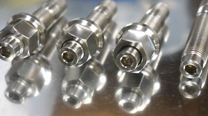 20x conversion set 14x1.5 R13 titanium lug stud VOLKSWAGEN VW Audi Mercedes - Picture 1 of 12