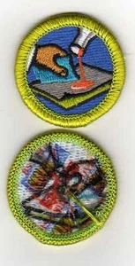Insignia de mérito de materiales compuestos, reverso tipo J "Scout Stuff" (2006-10), ¡como nueva! - Imagen 1 de 1