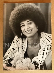 USSR Russia Original Photograph of Angela Davis Visit in the USSR 1970’s Rare! - Picture 1 of 5