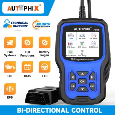 2025 AUTOPHIX 7110 Alle System OBD2 Diagnosegerät ÖL DPF SRS TPMS EPB für Volvo - Bild 1 von 4