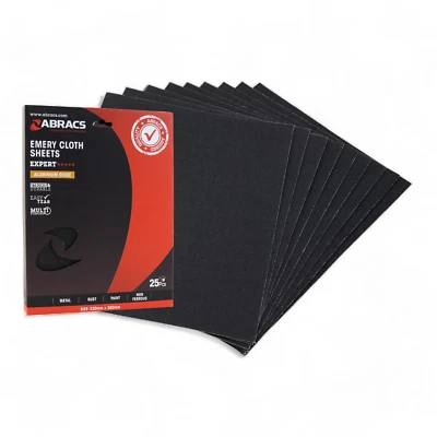Emery Cloth Sheets Blue Sandpaper Abrasive Sand Paper (Aluminium Oxide) 40 - 120 - Image 1 of 3