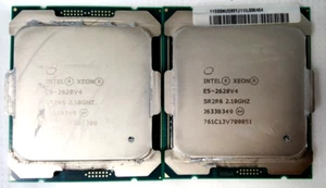 Intel Xeon E5-2620 v4 2.1GHz SR2R6 20MB 8-Core 85W LGA2011-3 LOT OF 2 *A12 - Picture 1 of 2