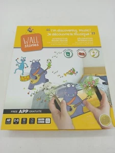 New, open box. Wall Stories interactive room decor. Music theme with animals. - Picture 1 of 8