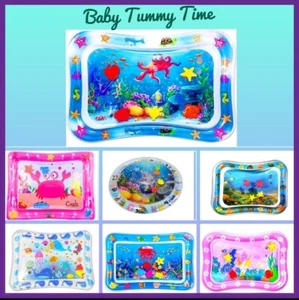 Baby Water Mat Tummy Time Inflatable Toy Playmat Kid Toddler Fun Summer Activity - Picture 1 of 15