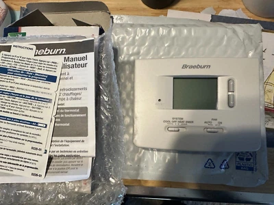 BRAEBURN 2220NC 2H/1C 5-2 Day Programmable Thermostat - Image 1 of 4