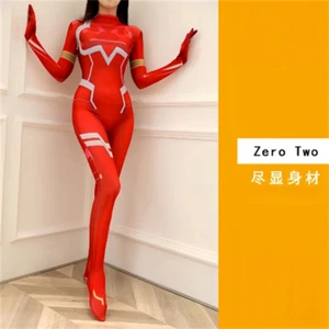 Zero Two 02 DARLING in the FRANXX Cosplay Overall Damen Kostüm Halloween Geschenk - Bild 1 von 5